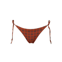 Azulejo Orange Lace Up Bottom