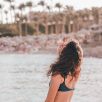 Blue Tropico High Waisted Culotte