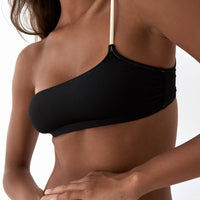 Black One Shoulder Top