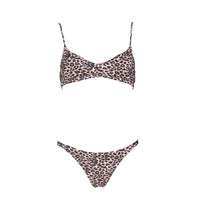 Bikini con brassière Leopardo