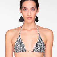 Bikini con Triangolo Zebra