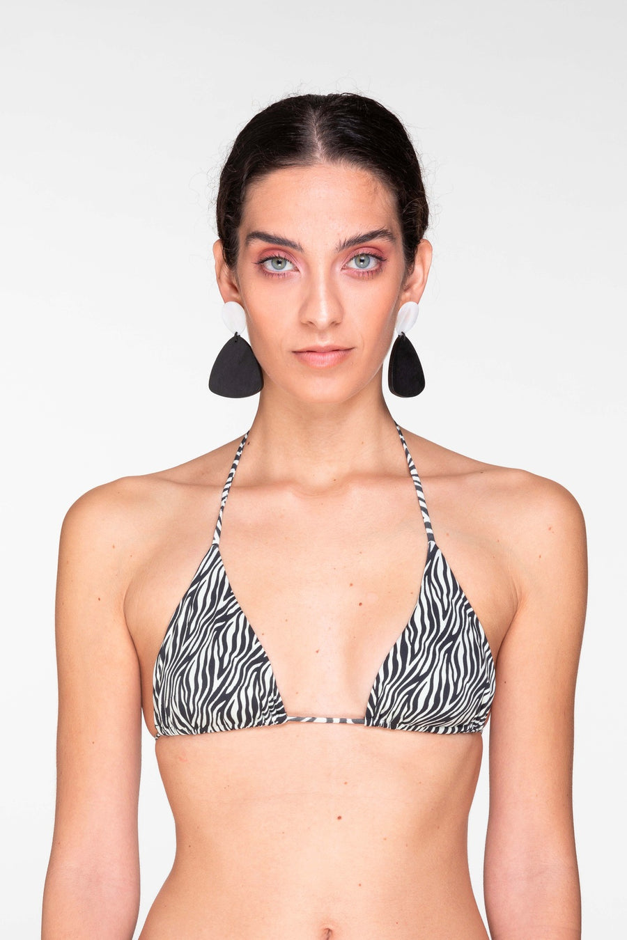 Zebra Bikini with Triangle